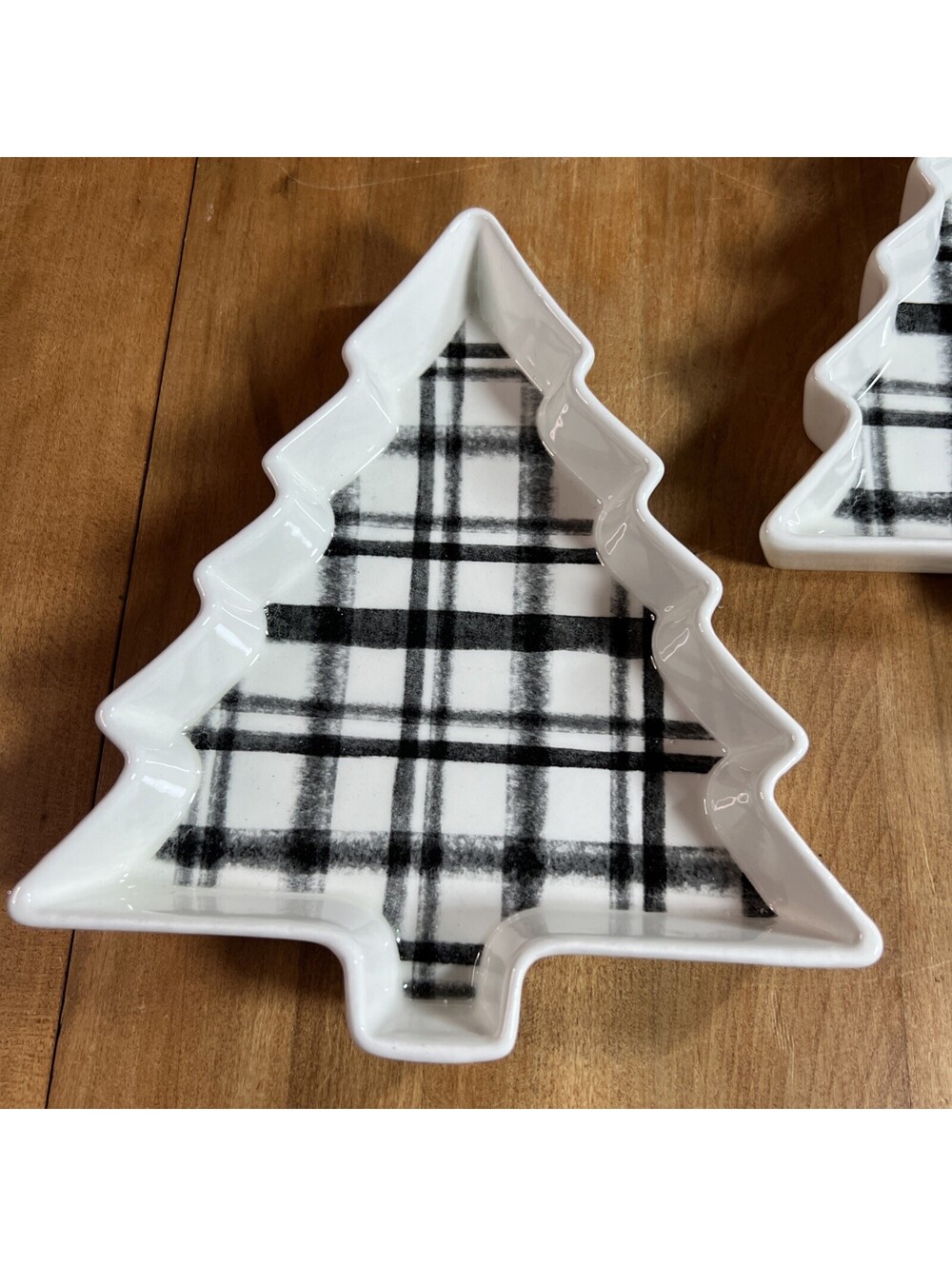 Tree Shape Snack Plate By Robert Stanley, Set Of 2 New - Picture 2 of 6